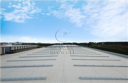 皖江江南保稅物流中心（B型）建設項目-安徽一字型電動排煙天窗+圓拱型固定式采光天窗