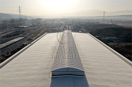 西安高鐵圓拱型電動排煙天窗（側開式）